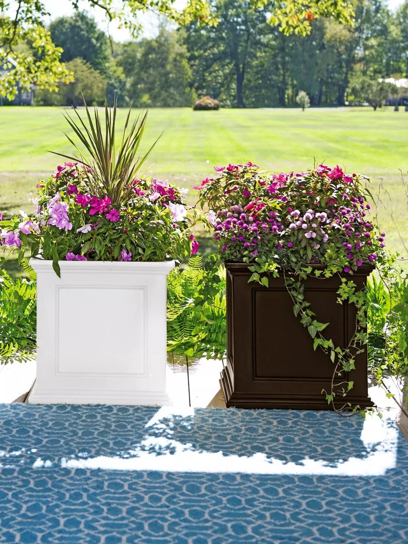 Fairfield Self-Watering Square Planter, 20” X 20” - Image 5