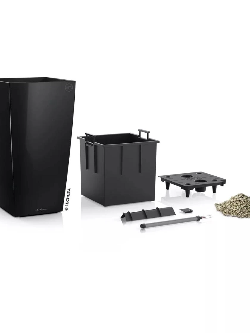 Lechuza® Cubico Color Tall Self-Watering Planters - Image 3