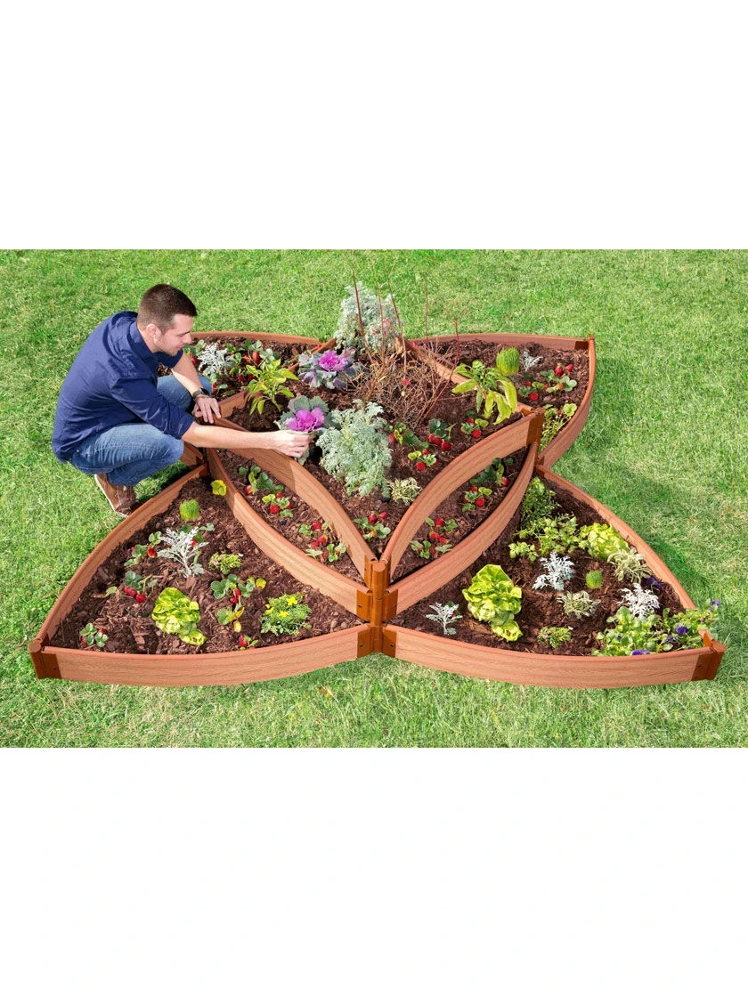 Classic Sienna Raised Garden Bed Versailles Sunburst With 1" Boards - Image 5