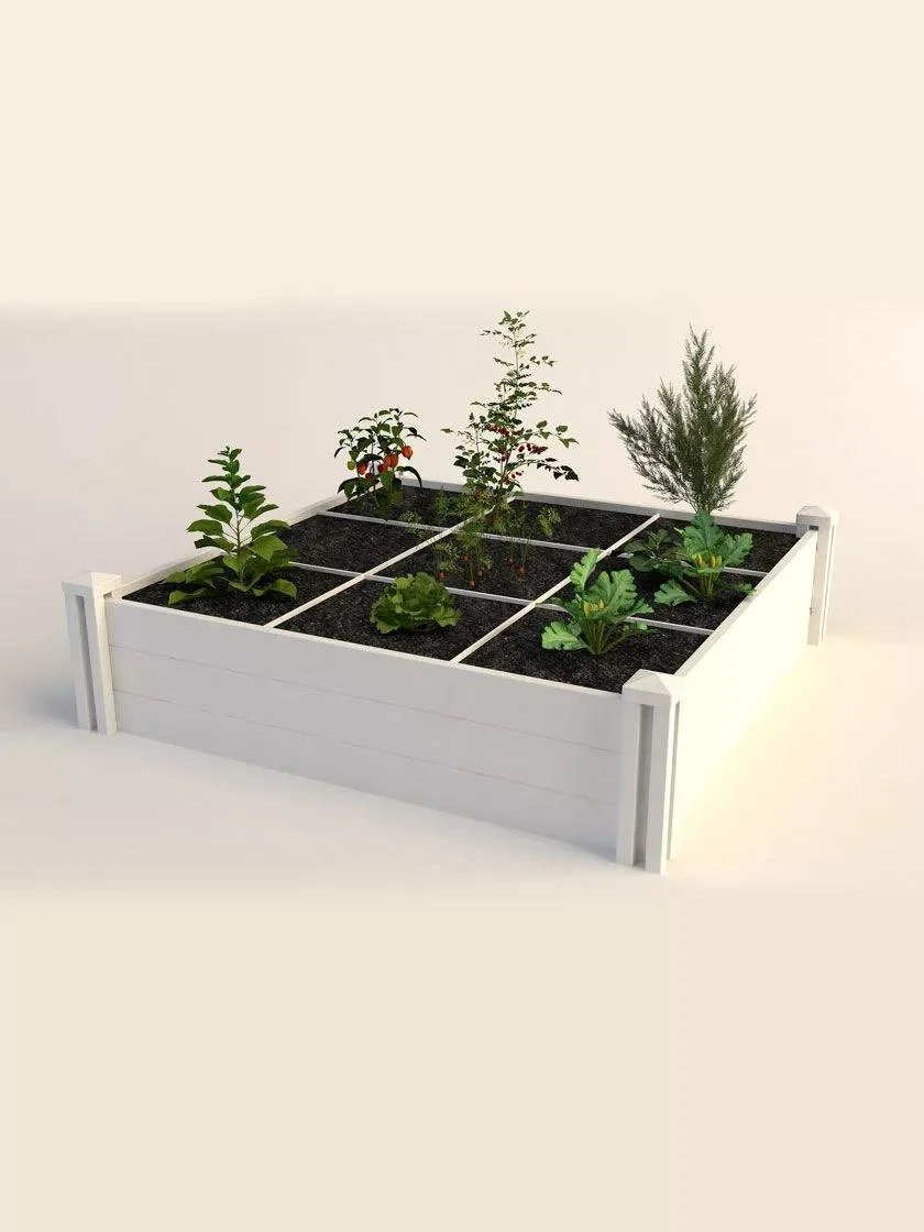 Raised Garden Bed With Grow Grid, 4' X 4' - Image 3