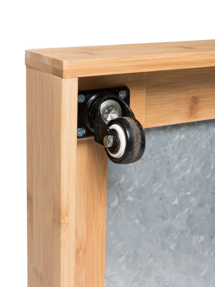 Bamboo Rolling Plant Tray - Image 2