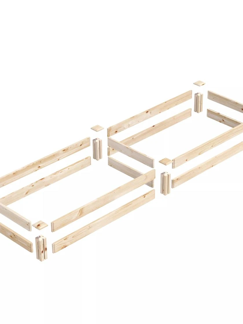 Pine Raised Garden Bed, 2' X 8' - Image 6