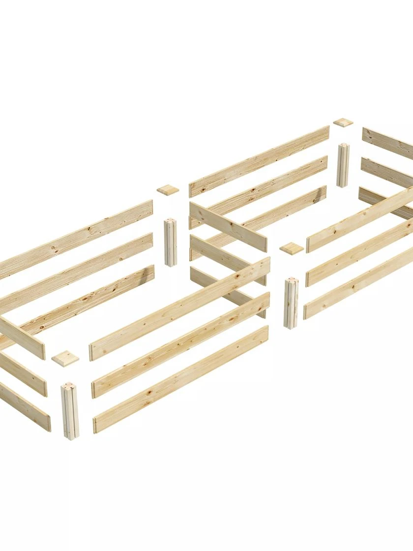 Pine Raised Garden Bed, 2' X 8' - Image 3