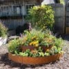 Birdies™ Corten Steel Round Raised Bed, Large, Low