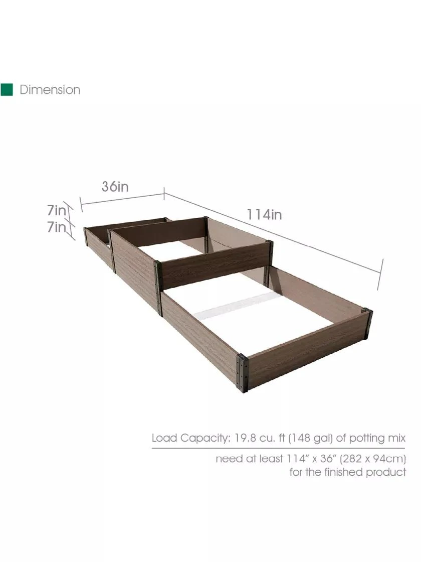 Terraced Triple Garden Bed - Image 3