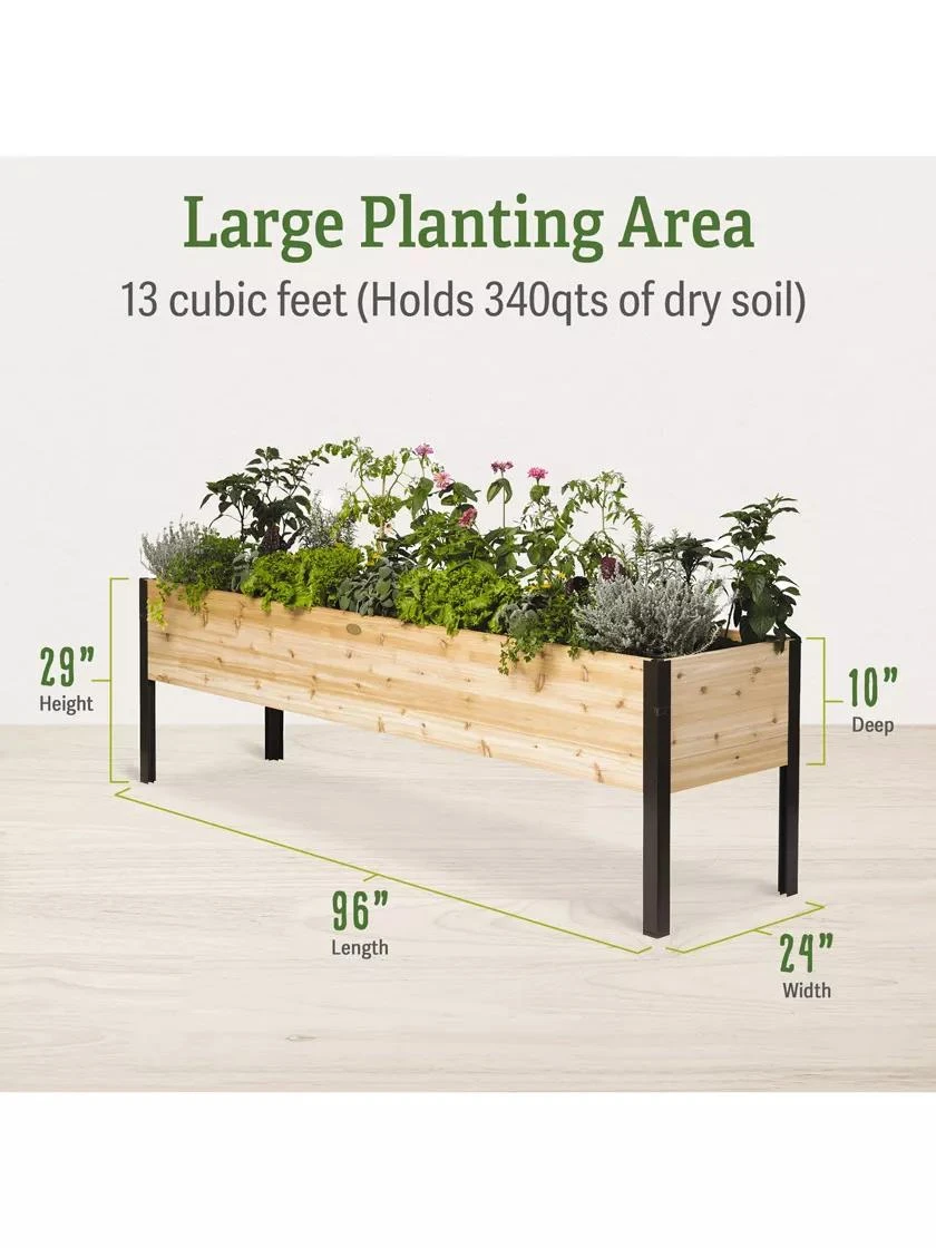 Elevated Planter Box, 2' X 8' - Image 2